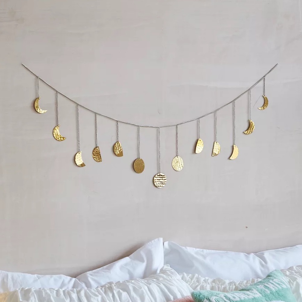 Urban Outfitters Home Moon Phase Wall Hanging